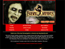 Tablet Screenshot of burialchamber.com